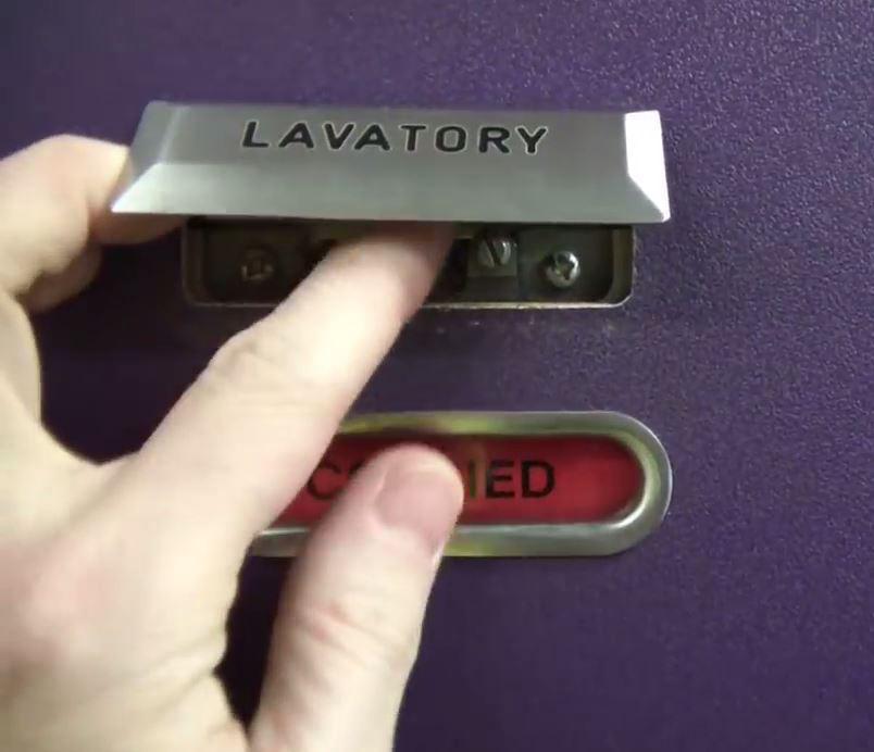 #L is for the LAVATORY is never LOCKED
